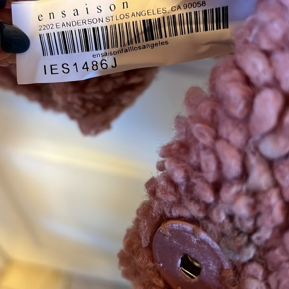 En Saison Light Pink Coat - Picture 4 of 8